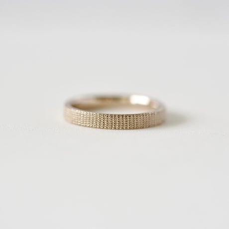 Stripe mille ring / ストライプ ミル リング