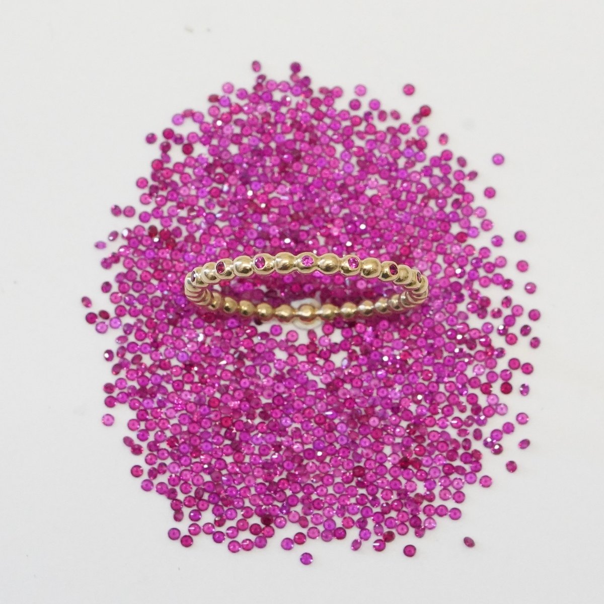 Seven stars ring 1.7mm (ruby) / セブンスターズリング1.7mm