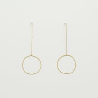 輪なげ ピアス S（YG）