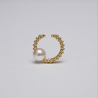 himie ケシパール　ボールチェーンピアス Keshi pearl ball chain pierced earrings / ケシパール