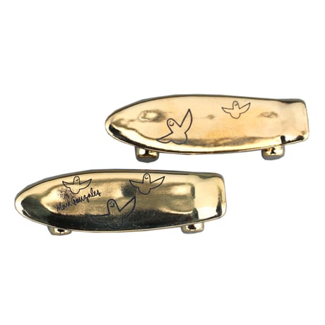 Mark Gonzales / Pika Pika skate board chopstick rest (gold)