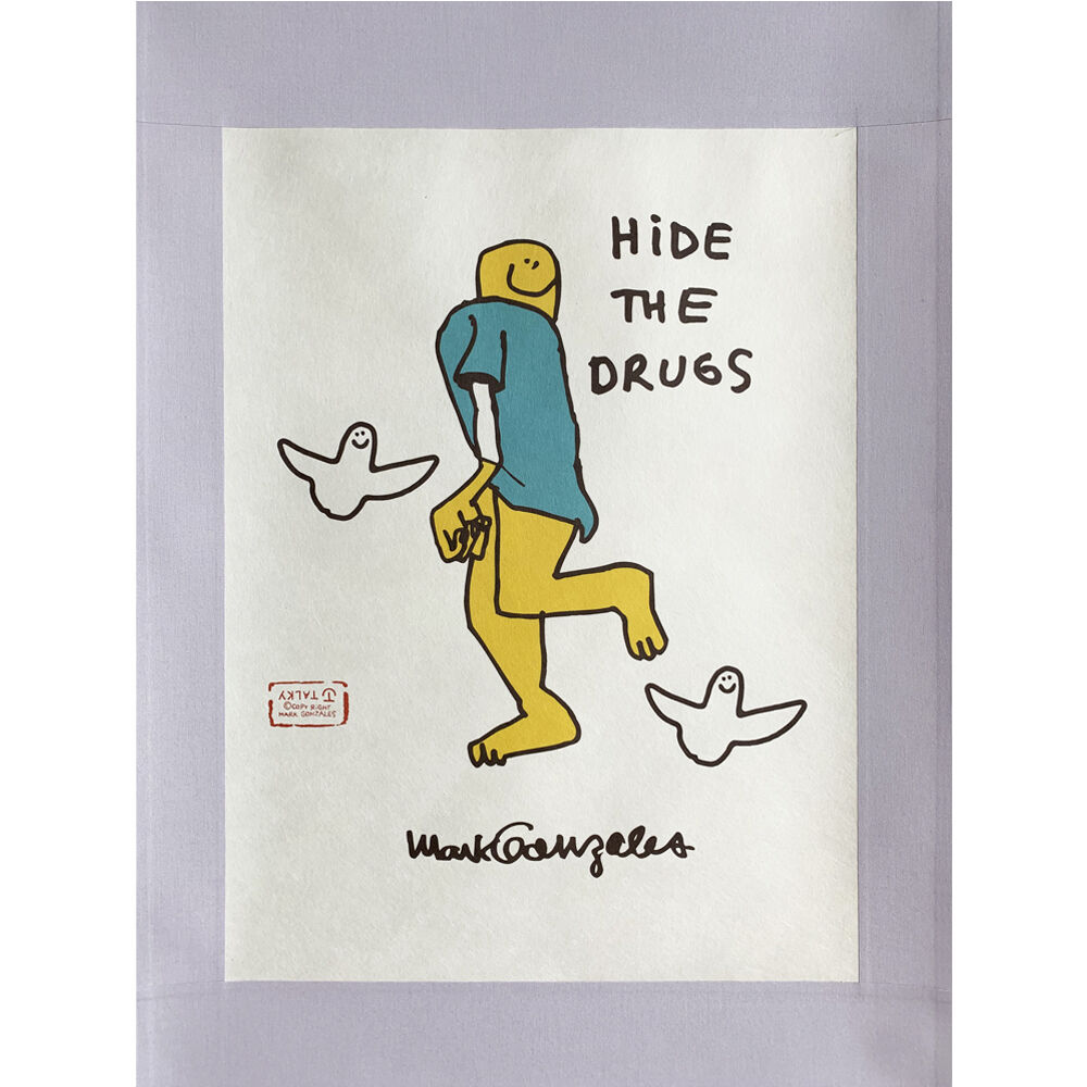 MARK GONZALES × TALKY 掛け軸 < HIDE THE DRUGS柄 >