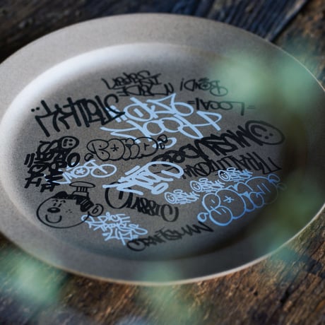 Cook×TALKY×ORIGAMI SENDAI ×OMUSUbee プレート24cm