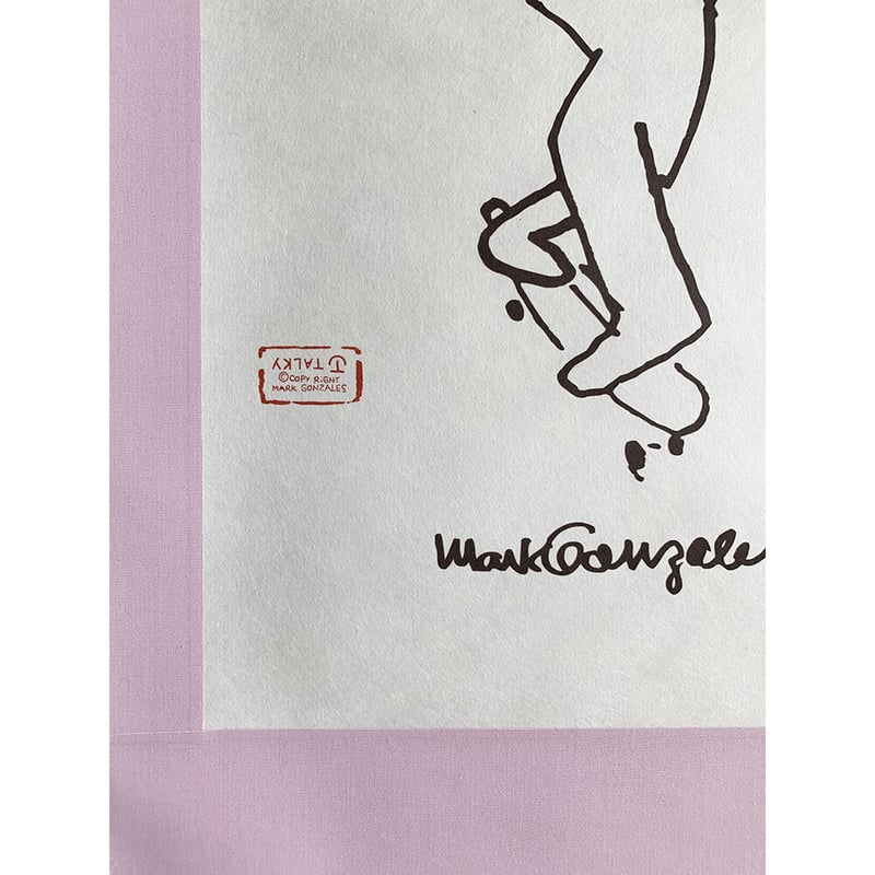 MARK GONZALES × TALKY 掛け軸 < SKATBOARD柄 > | TALK