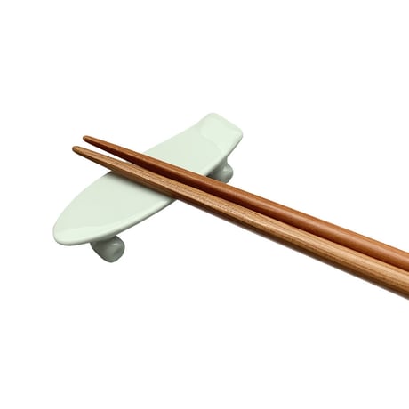 skate board chopstick rest (green)