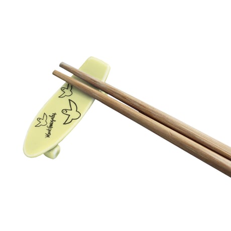 Mark Gonzales / skate board chopstick rest (yellow)