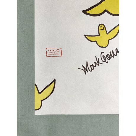 Mark Gonzales × TALKY 掛け軸  <moss green ×  color angel >