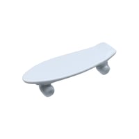 skate board chopstick rest (blue)