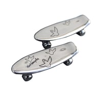 skate board chopstick rest (mat gray) | TALKY [