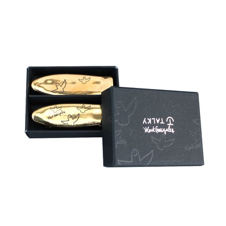 Mark Gonzales / Pika Pika skate board chopstick rest (gold)