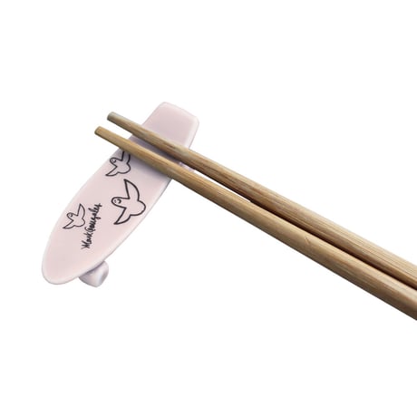 Mark Gonzales / skate board chopstick rest (pink)