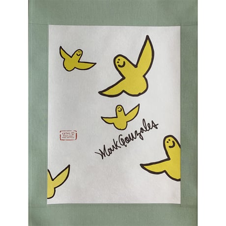 Mark Gonzales × TALKY 掛け軸  <moss green ×  color angel >