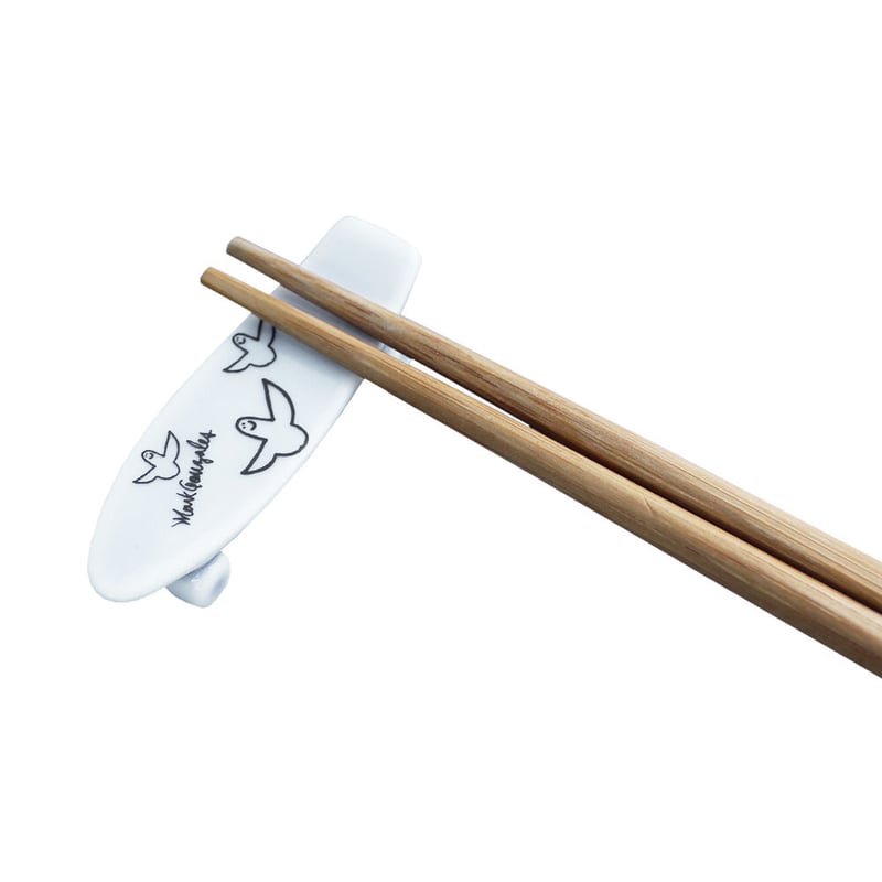 Mark Gonzales / skate board chopstick rest (whi