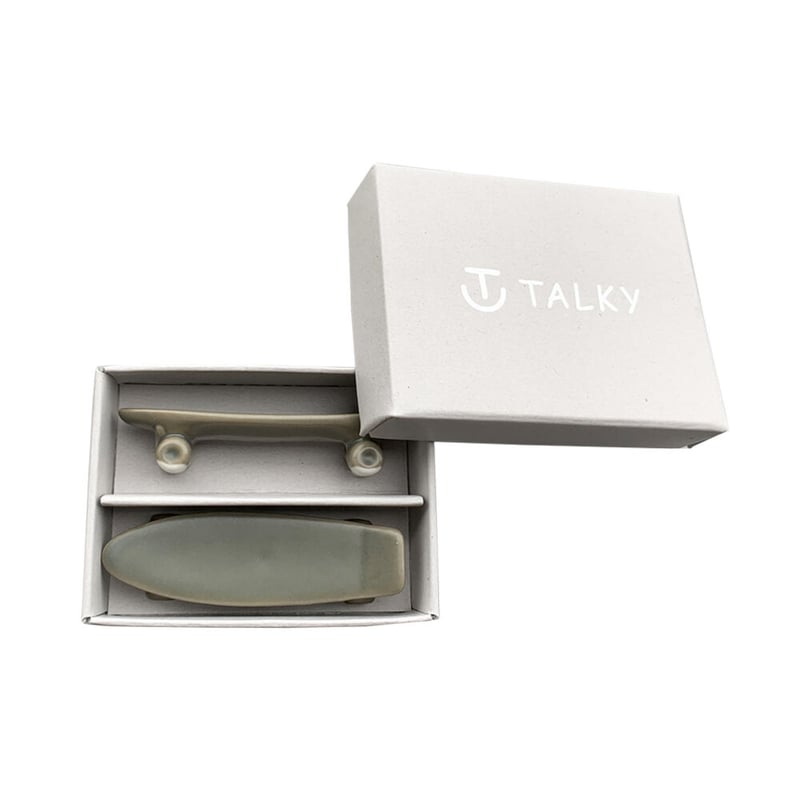 skate board chopstick rest (mat gray) | TALKY [