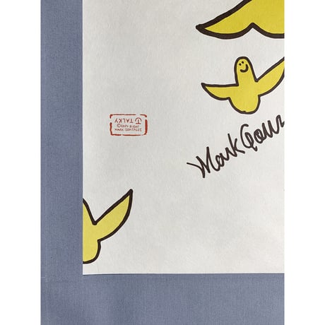 Mark Gonzales × TALKY 掛け軸  < graish blue×  color angel >