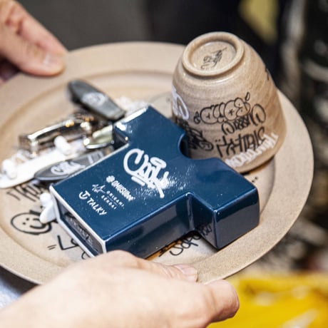 Cook×TALKY×ORIGAMI SENDAI ×OMUSUbee 湯呑み