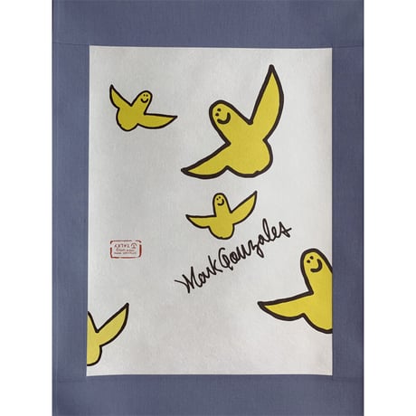 Mark Gonzales × TALKY 掛け軸  < graish blue×  color angel >