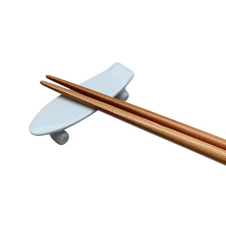 skate board chopstick rest (blue)