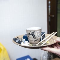 Cook×TALKY×ORIGAMI SENDAI ×OMUSUbee 湯呑み