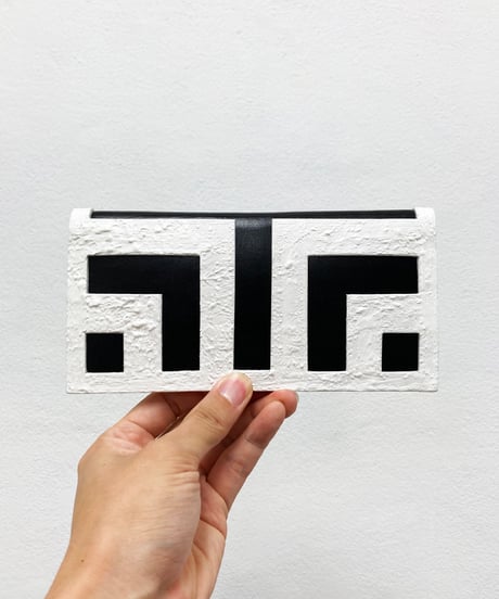 mw14｜薄型長財布／迷宮・WH