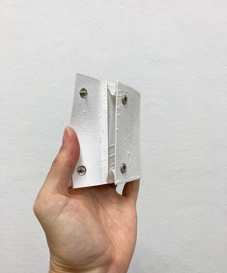 mw11｜三つ折り豆財布／WH