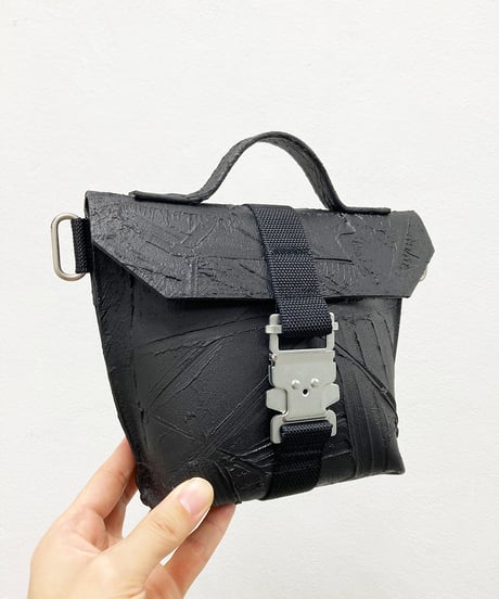 W23-01｜ラッシングミニショルダー BK