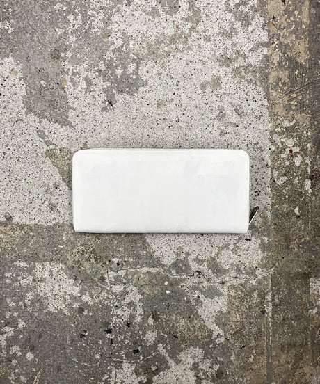 mw09｜ラウンドジップ長財布／WH
