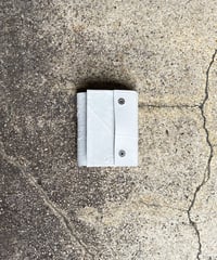 mw11｜三つ折り豆財布／WH