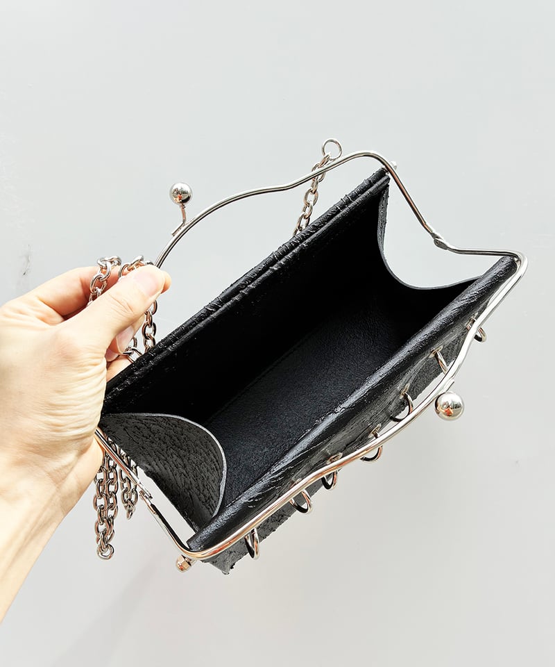 W24-06｜シャトレーヌバッグ／BK | Kagari Yusuke ／カガリユウスケ