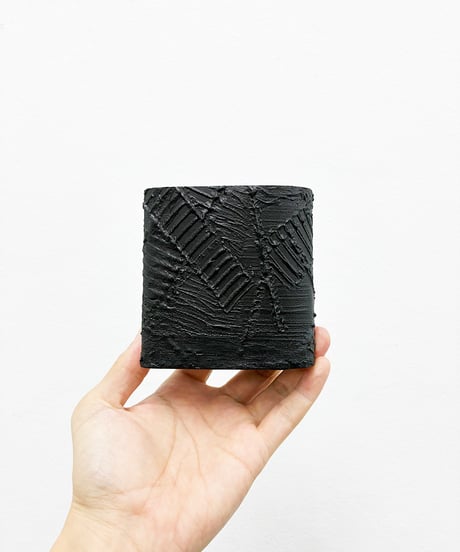 mw12｜三つ折り財布／BK