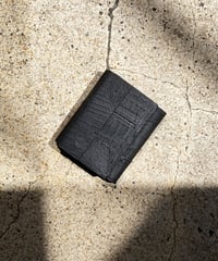 mw11｜三つ折り豆財布／BK
