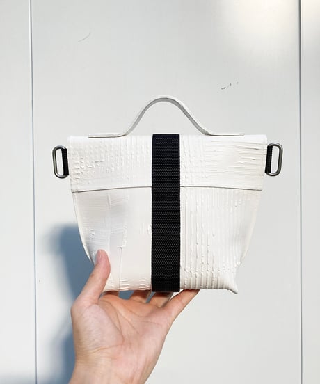 W23-01｜ラッシングミニショルダー WH