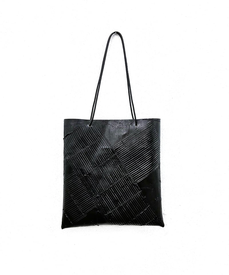 W17-01｜電線トート／BK | Kagari Yusuke ／カガリユウスケ