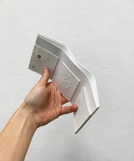 mw11｜三つ折り豆財布／WH