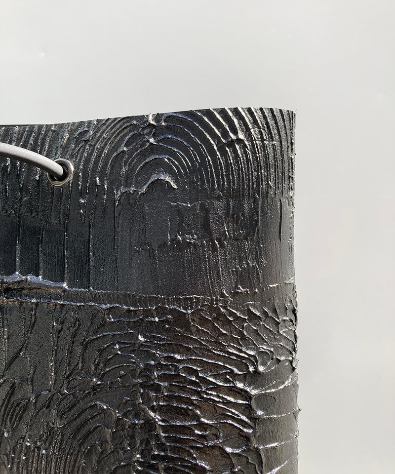 W17-01｜電線トート／BK | Kagari Yusuke ／カガリユウスケ