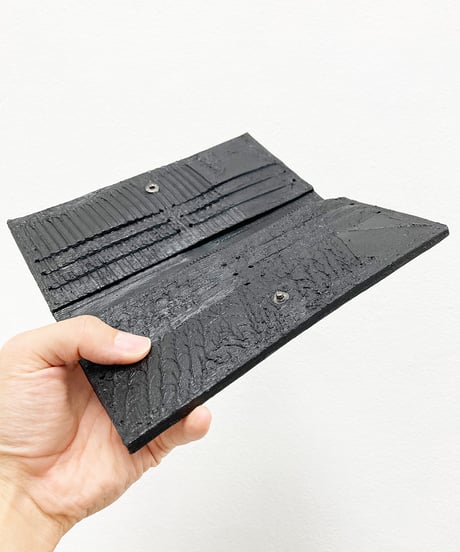 mw14｜薄型長財布／迷宮・BK