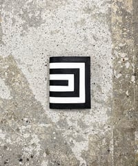 mw20｜二つ折り財布／迷宮・BK