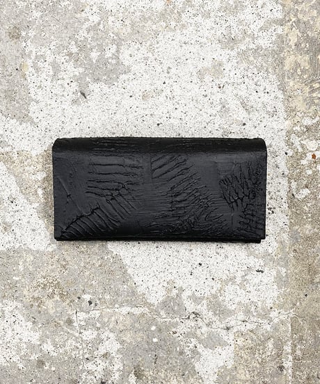 mw07｜フラップ付き長財布／BK