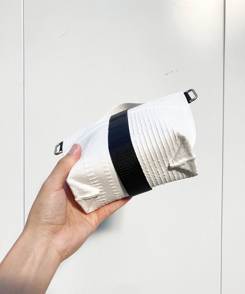 W23-01｜ラッシングミニショルダー WH | Kagari Yusuke ／カガリユウスケ