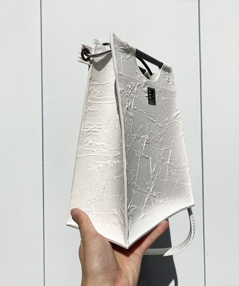 カガリユウスケ　鉄筋トートバッグ　BK黒壁 KAGARI YUSUKE - ポケットテッキントート [ブラック] / w23-04