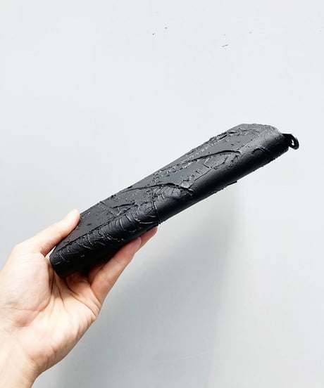 mw09｜ラウンドジップ長財布／BK