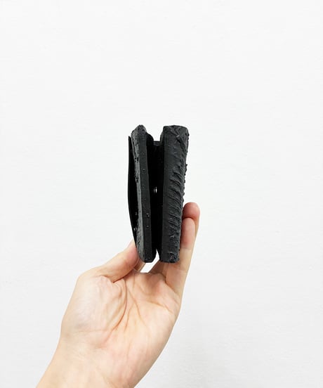 mw12｜三つ折り財布／BK