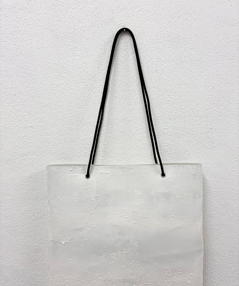 W17-01｜電線トート／WH | Kagari Yusuke ／カガリユウスケ