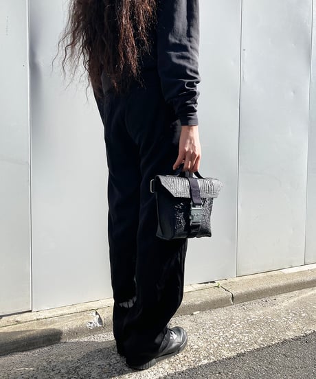W23-01｜ラッシングミニショルダー BK
