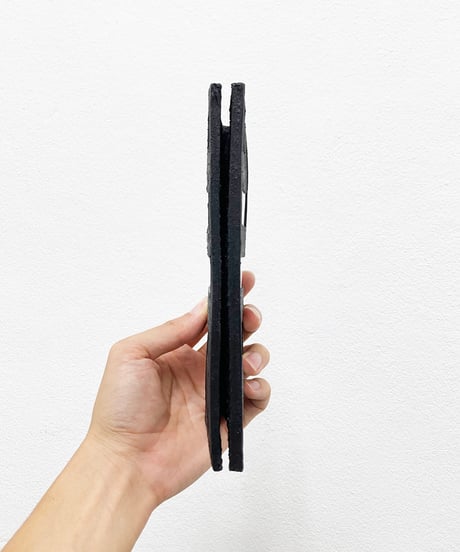 mw14｜薄型長財布／迷宮・BK