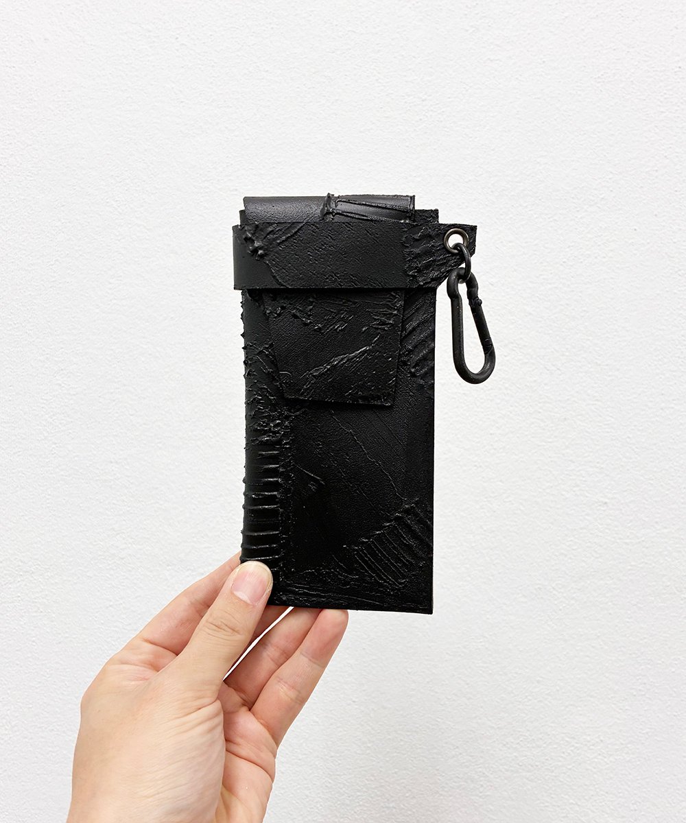 カガリユウスケ　kagariyusuke グラスケース　黒　レザー　guidi カガリユウスケ kagariyusuke グラスケース 黒 レザー guidi 吊るす