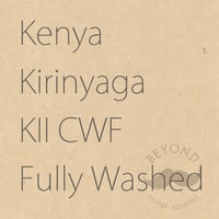 Kenya AA Kirinyaga KII CWF Fully Washed