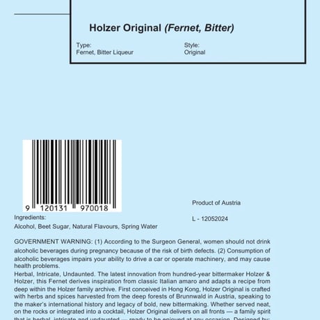 Holzer Original