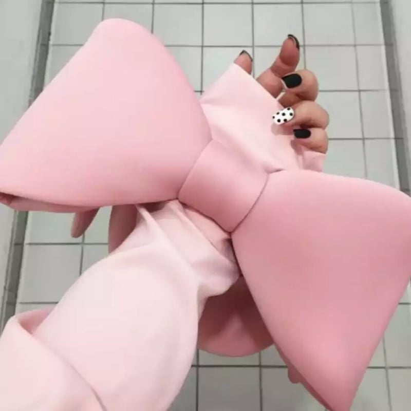 即納】ダイバーリボンバッグ♡ピンク | 5Five