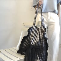 韓国トートバッグ♡ギンガムチェック